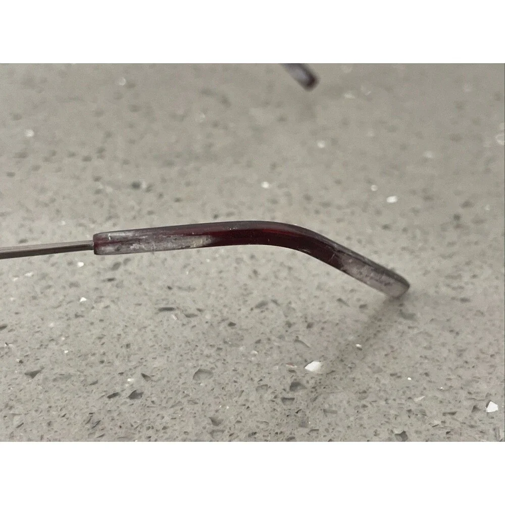Covergirl Eyeglasses Frames ONLY CG303 47-18-130 red oval full rim Col 608